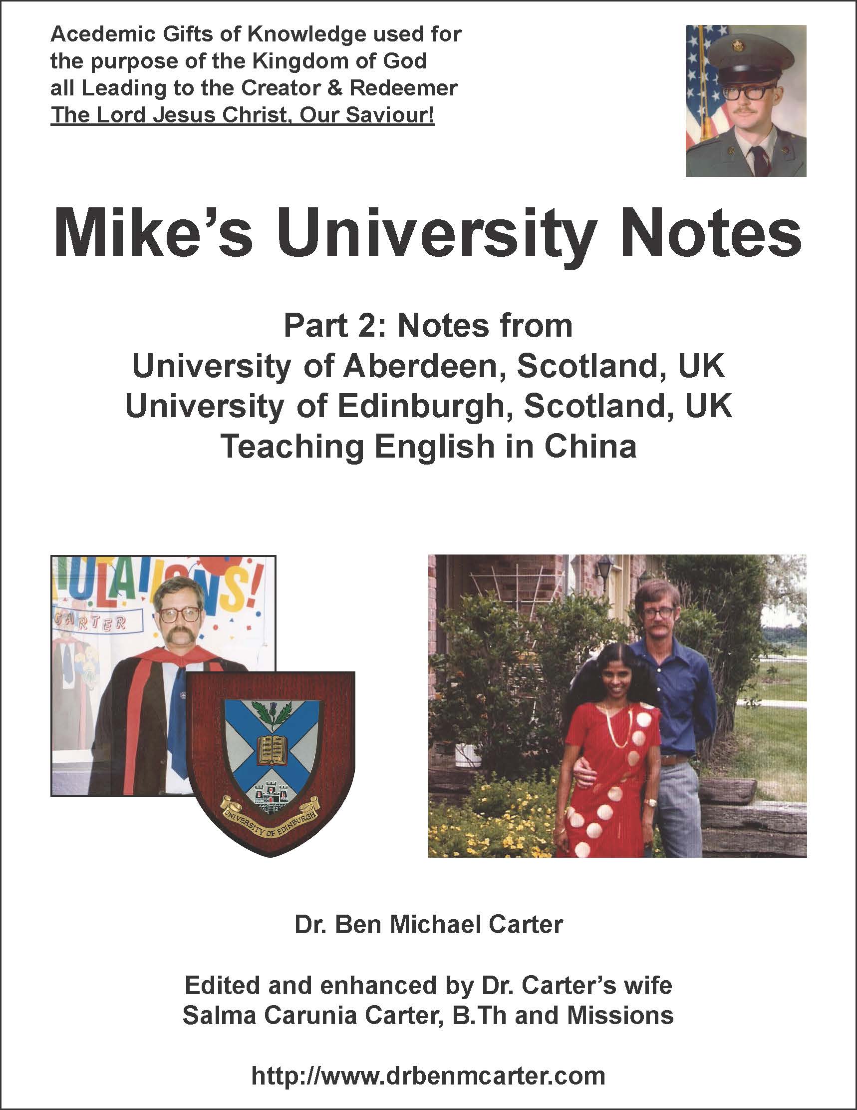 Mike's Notes from Aberdeen
